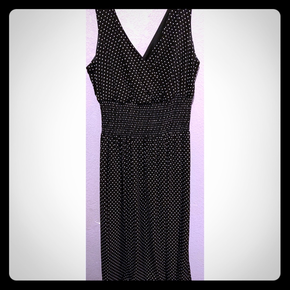 Halter polka dot dress
